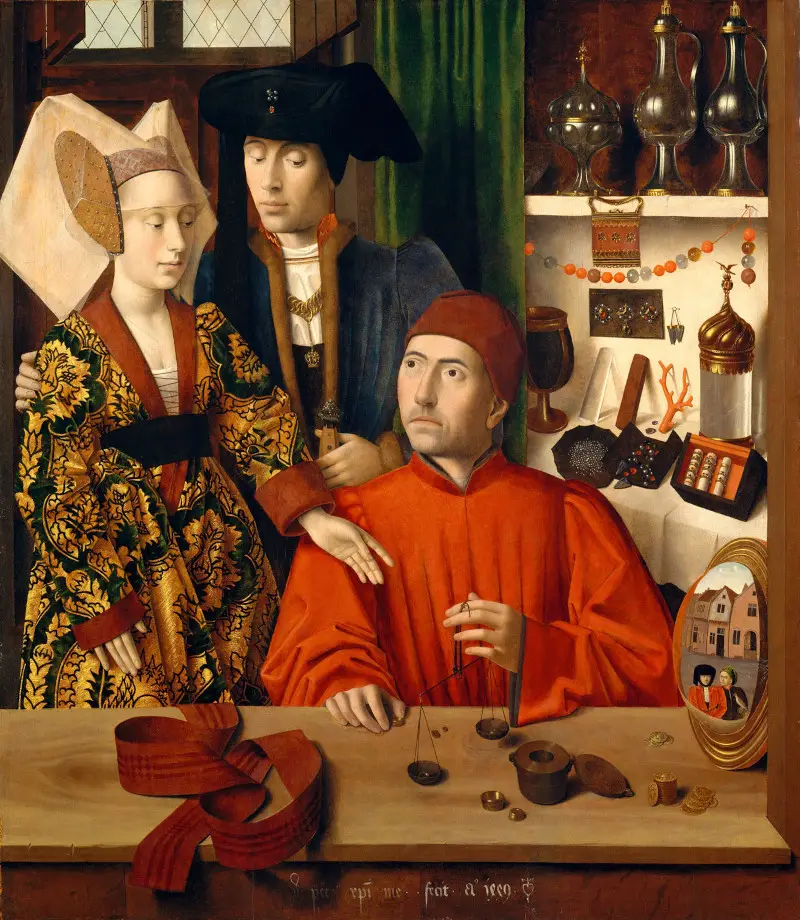 A Goldsmith in his Shop Petrus Christus